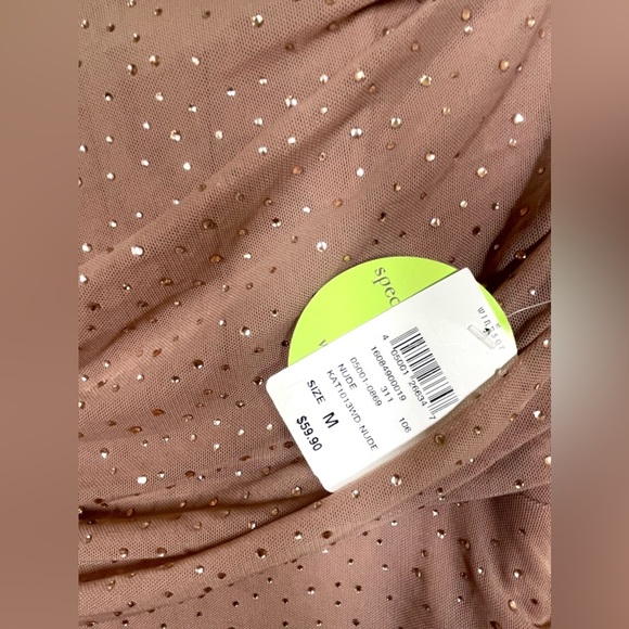 Desi Heatstone Corset Mini Party Dress - Picture 4 of 8